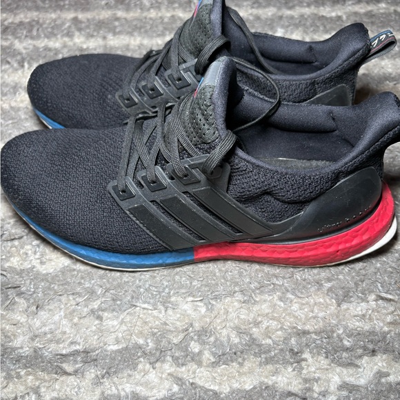 adidas Other - Adidas Ultraboost Red And Blue Running Shoes Size Men’s 9